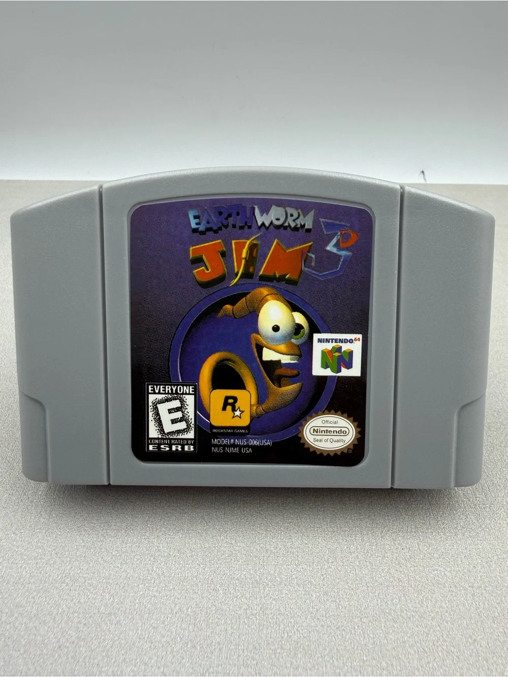 Nintendo Earthworm Jim N64 Cartridge